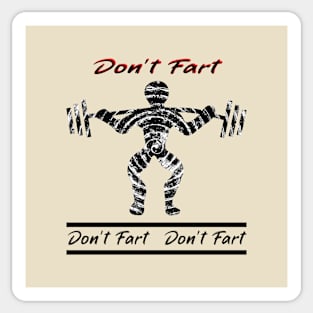 DON’T FART Sticker